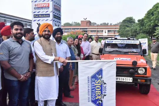 ਸੈਰ ਸਪਾਟਾ ਮੰਤਰੀ ਤਰੁਨਪ੍ਰੀਤ ਸਿੰਘ ਸੌਂਦ ਨੇ 20ਵੀਂ ਸਜੋਬਾ TSD ਰੈਲੀ ਨੂੰ ਹਰੀ ਝੰਡੀ ਦਿਖਾ ਕੇ ਰਵਾਨਾ ਕੀਤਾ