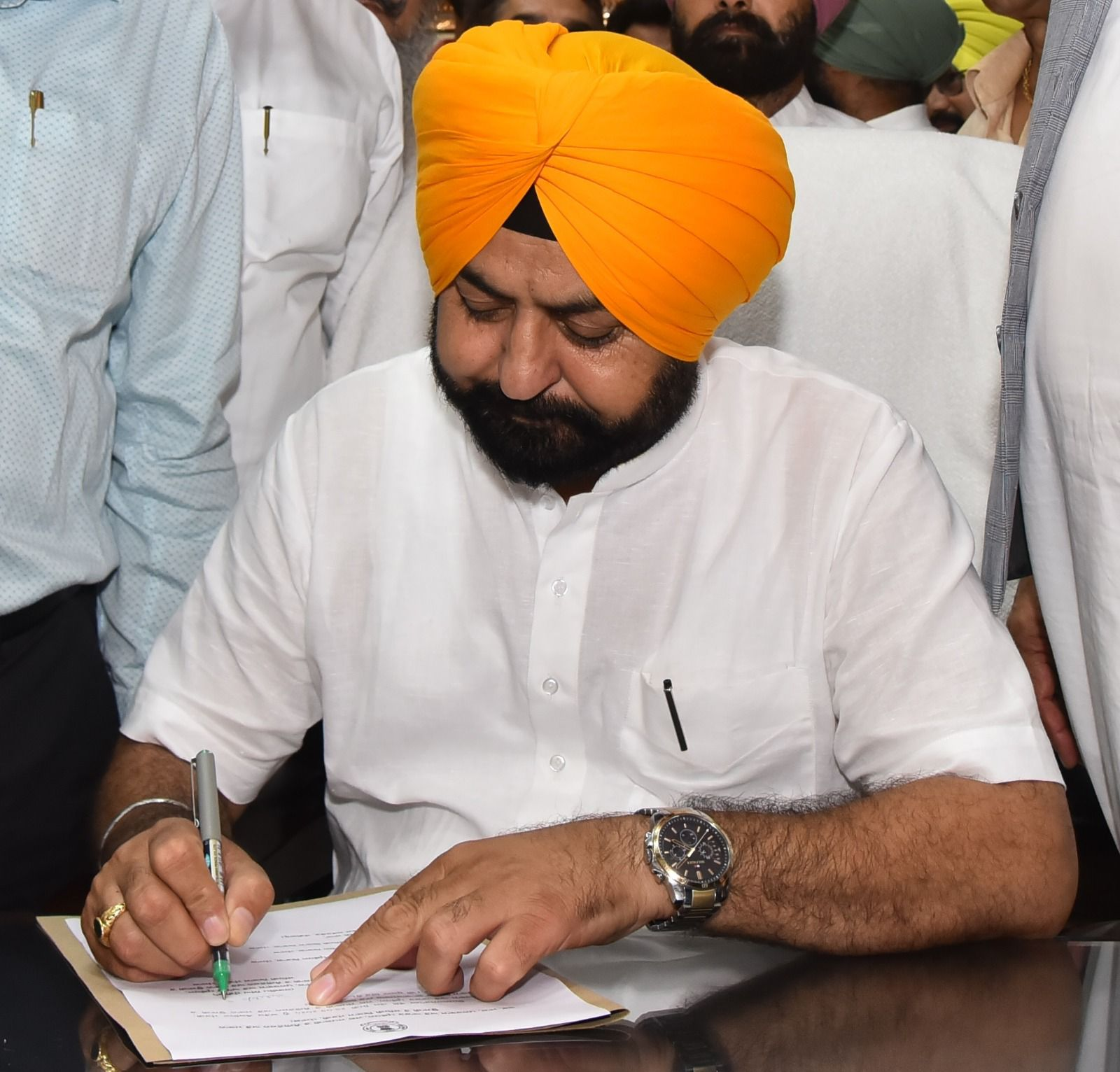 ਹਰਦੀਪ ਸਿੰਘ ਮੁੰਡੀਆਂ ਨੇ ਕੈਬਨਿਟ ਮੰਤਰੀ ਵਜੋਂ ਅਹੁਦਾ ਸੰਭਾਲਿਆ