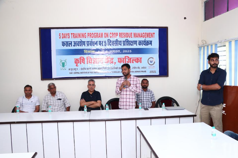   ਫਸਲਾਂ ਦੀ ਰਹਿੰਦ-ਖੂੰਹਦ ਪ੍ਰਬੰਧਨ ਬਾਰੇ ਵਿਆਪਕ ਸਿਖਲਾਈ: ਮਾਹਿਰ ਤਕਨੀਕੀ ਅਤੇ ਆਰਥਿਕ ਜਾਣਕਾਰੀ ਦੇਣਗੇ