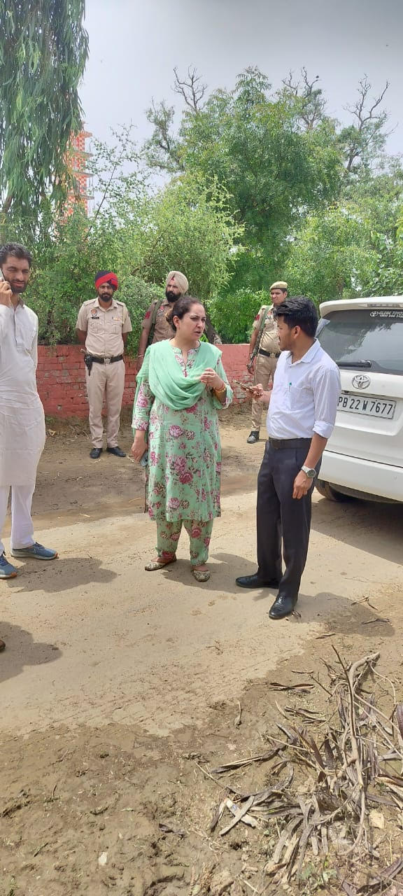 ਡਿਪਟੀ ਕਮਿਸ਼ਨਰ ਵੱਲੋਂ ਮੀਹ ਪ੍ਰਭਾਵਿਤ ਪਿੰਡਾਂ ਦਾ ਦੌਰਾ 